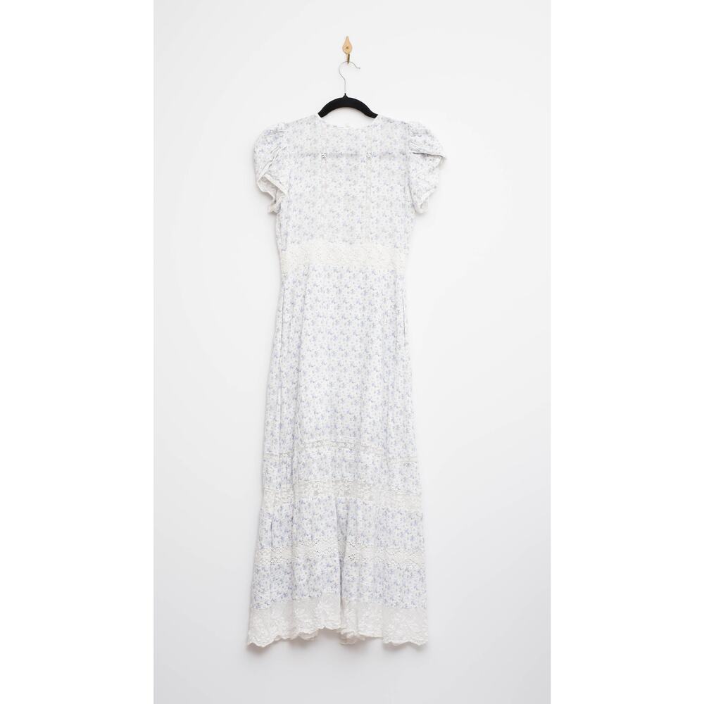 LoveShackFancy Tamsin Dress - Blue Floral, Size 0 - Picture 6 of 8